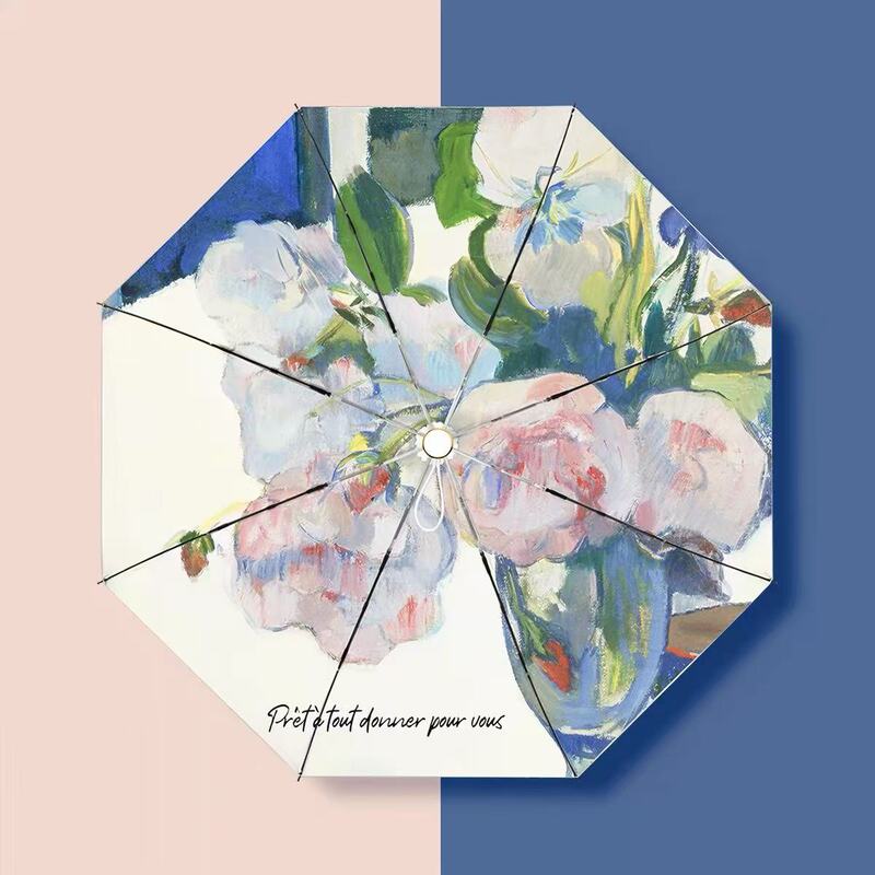 【Exclusive to Junjie】Double-Sided Double-Flower Rose Oil Painting Umbrella! 051 【Exclusive to Junjie】Double-Sided Double-Flower Rose Oil Painting Umbrella! 051