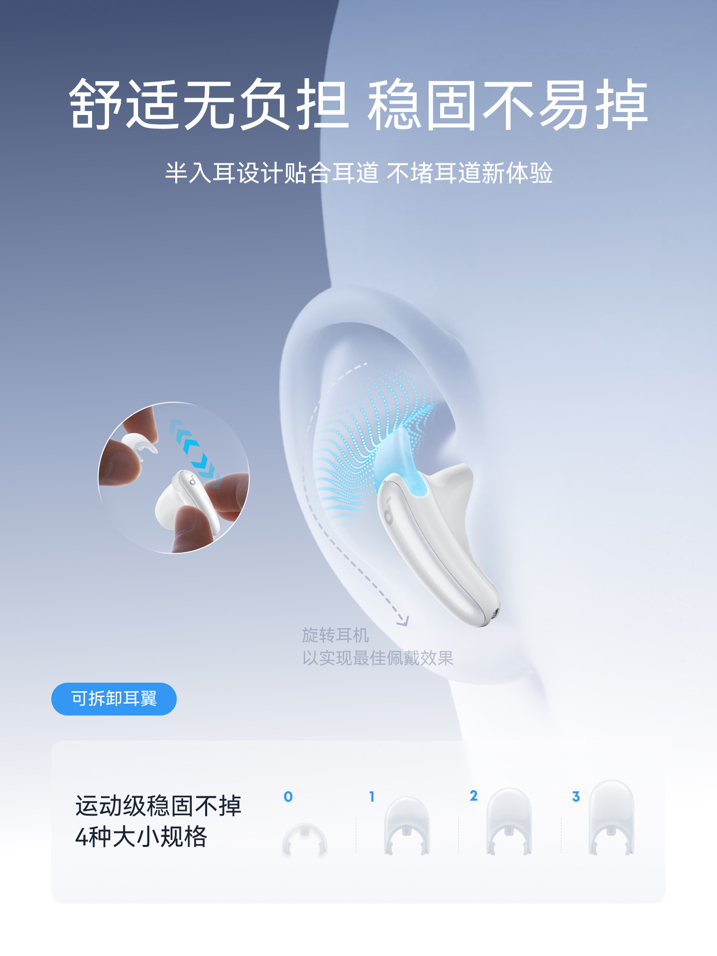 Anker Innovation Soundcore Semi-In-Ear Noise Cancelling Bluetooth Headphones Wireless 2025 New Model Ai Simultaneous Translation High-Quality Sound
