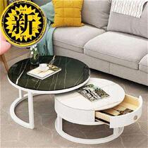 New simple metal e-high and low matching space-saving removable mini table steel frame living room table home promotion