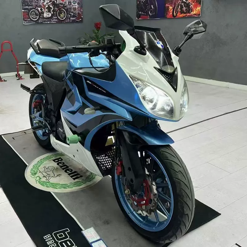 Мотоциклетная локомотивная установка Little Ninja Horizon Arctic Northern Light для взрослых на бензиновом авто с лицензией