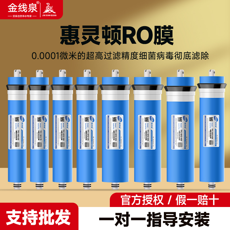 Gold Wire Springs Wellington Home Reverse Osmosis Water Purifier Ro Membrane Filter Cartridge Purifier Straight Drinking Machine Filter Water Purifier-Taobao