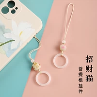 Четки бодхи, мобильный телефон, ремешок из нефрита, кольцо, на удачу