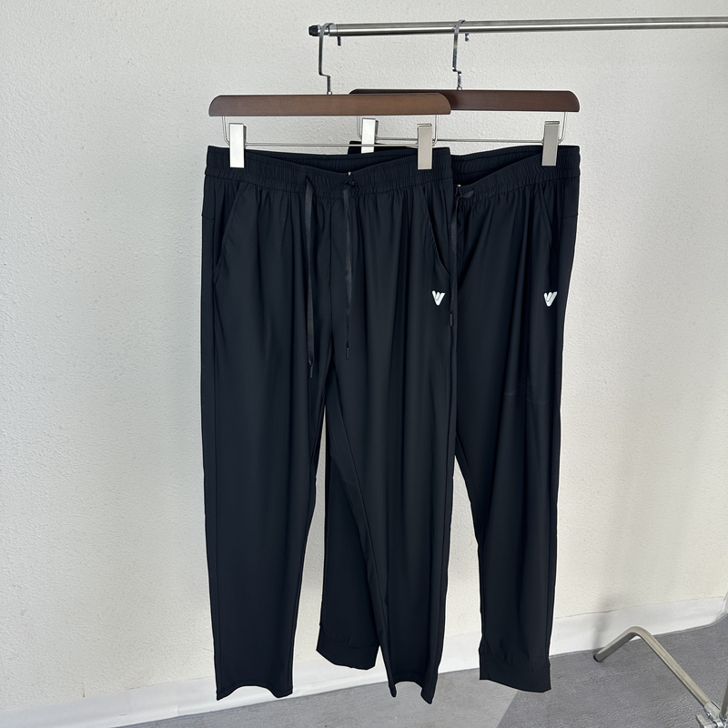 High-Quality Milk Silk Black Technology! Original Packaging! Self-Cooling Straight-Leg/Cuffed Casual Pants for Men