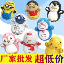 Mini tumbler toy jingle desktop ornaments cat kindergarten gashapon push small gifts