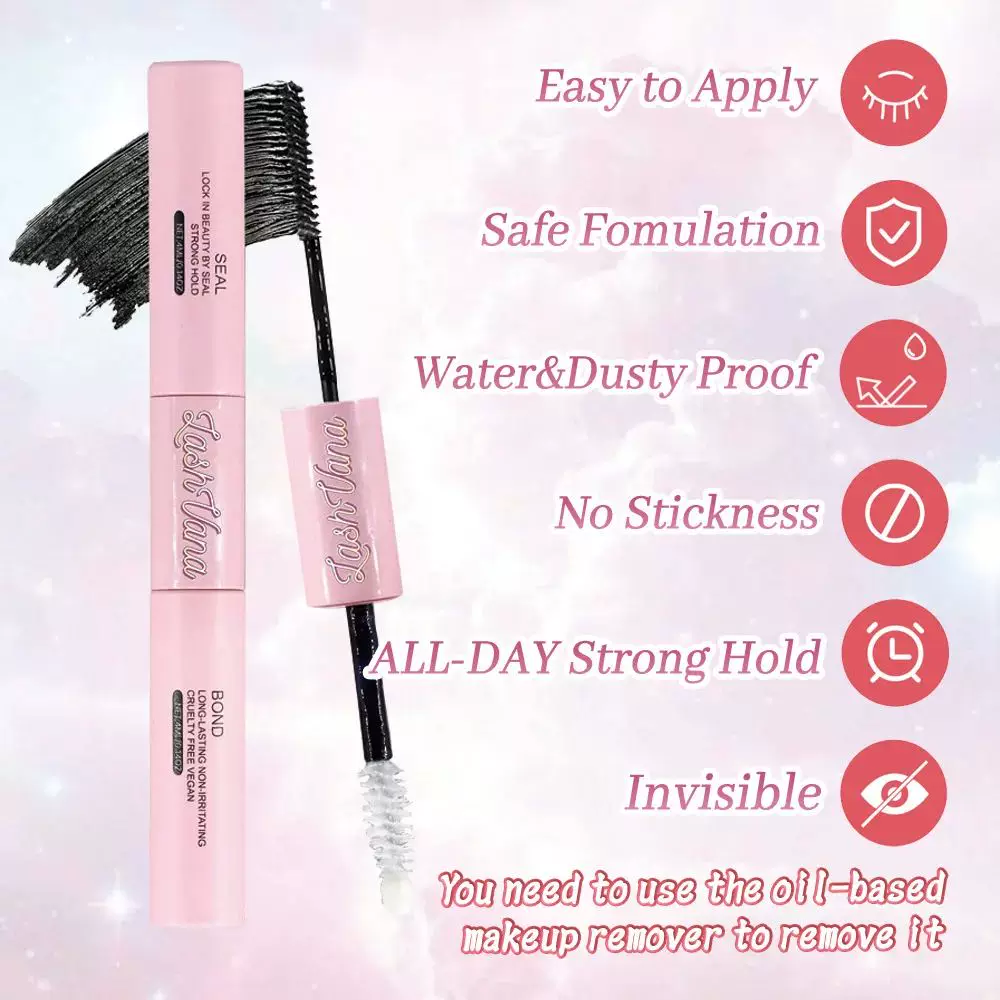 Eylaashes 240 шт. кластеров lash bond и seal makeup tools d
