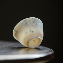 Reverse white-Hand-painted hydrangeas-Master cup (Platinum version)