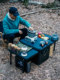 Lubu outdoor camping aluminum-magnesium alloy double-wing table storage box waterproof large-capacity aluminum box foldable metal box