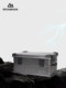 Lubupan 50 Aluminum-Magnesium Alloy Storage Box, Exquisite Outdoor Camping Organizer, Car Trunk Scratch-Resistant Spray Coating
