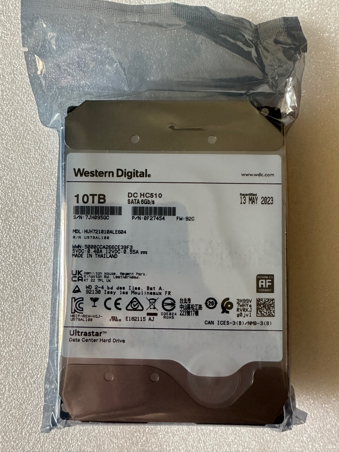 Brand new original dress-class hard disk 10T monitoring video recorder NAS storage array 10t Desktop hard disk-Taobao