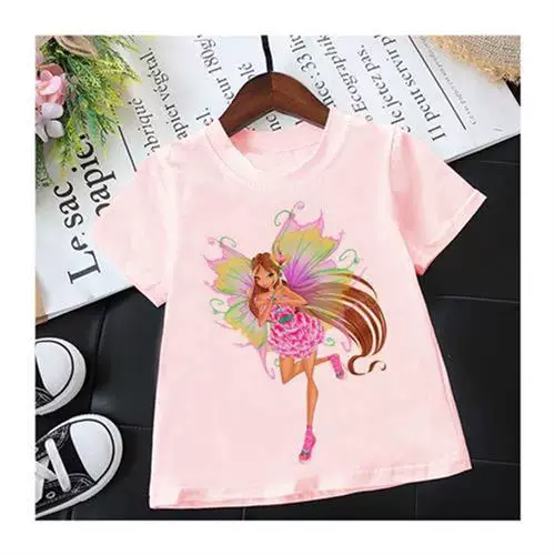 2022 Лето Фэшн Унисекс Футболка Winx Club для детей мальчиков