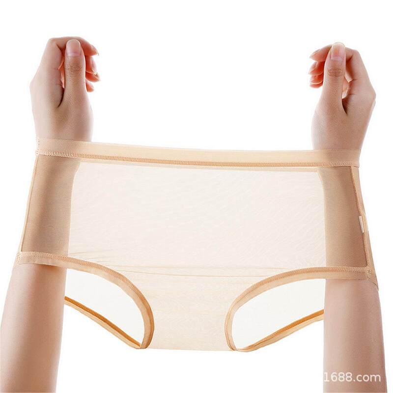 Transparent Panties for Women, Fully See-Through, Crotchless, Popular Online, Lace Mesh Breathable Briefs, Transparent Panties for Women