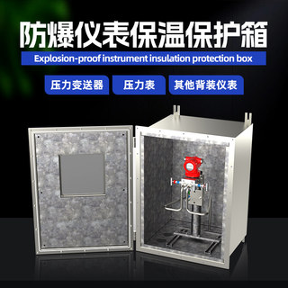 304不锈钢/碳钢铸铝仪表保温箱 变送器仪器保护箱 BT4/CT6防爆型