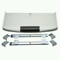 Hanging keyboard support desk tray staff keyboard thickened office furniture table plastic computer desk hanging guide rail keyboard rack