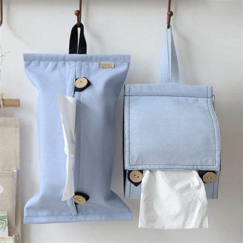 Day-style on-board drawing paper box cloth art toilet paper containing hanging bag sloth person Dormitory Hanging Dual-use Living Room Napkin Box-Taobao