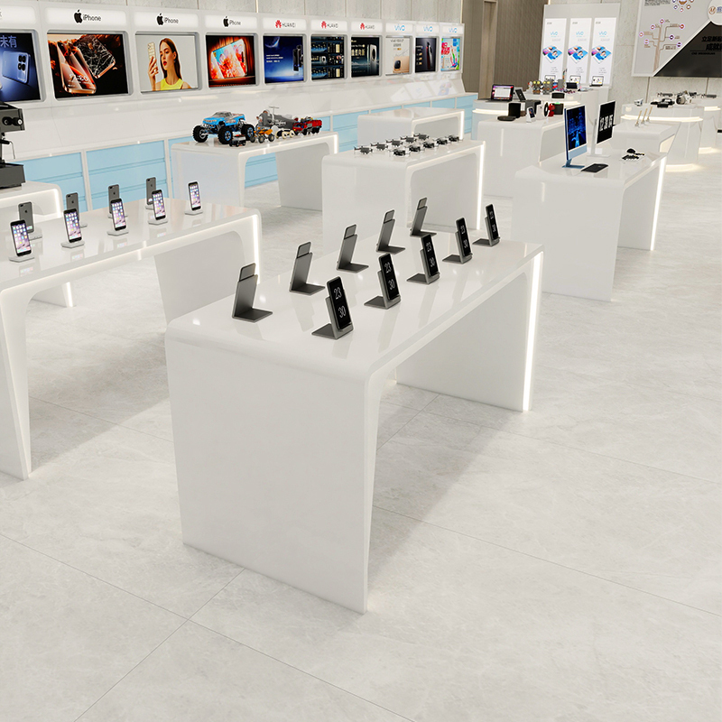 Mobile Phone Store Vivo Experience Table Display Table Huawei Wall-Mounted Glass Display Cabinet Experience Table Apple Experience Store Table