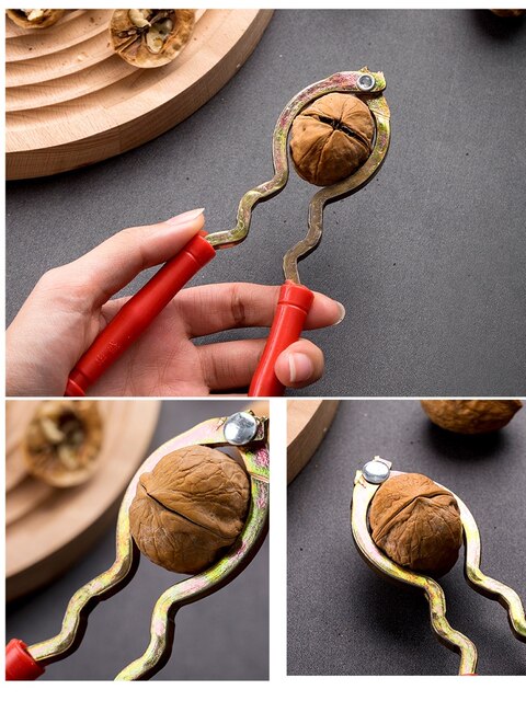 Walnut Cracker Tool for Home Use, Walnut Clipper, Pecan Nutcracker, Walnut Sheller Clip Tool