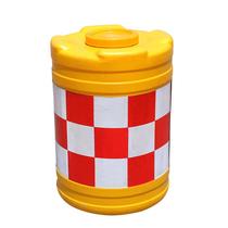 Factory promotes cylindrical barrel anti-barrel type partition horse 0 pier 80 fence anti-collision water injection away from plastic high-speed 60 collision 0 water thickening reaction