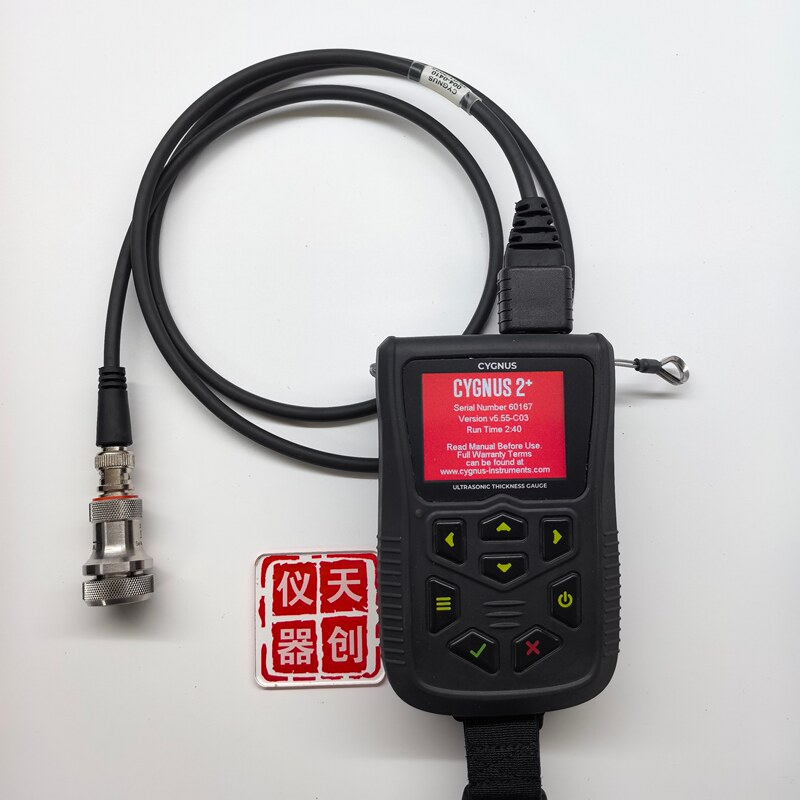 British Cygnus 2+ Ultrasonic Thickness Gauge, Thickness Gauge for Shipyards, Coating Penetration Thickness Gauge