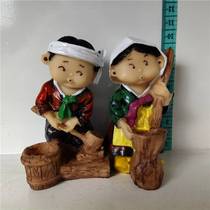 New Korean Folklore Resin Doll Korean Ethnic Characteristic