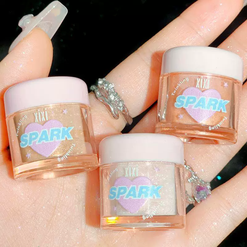 XIXI high -gloss powder glittering nose beam, highlights, flash, fine flash, non -card powder pearl light powder fine powder makeup artist