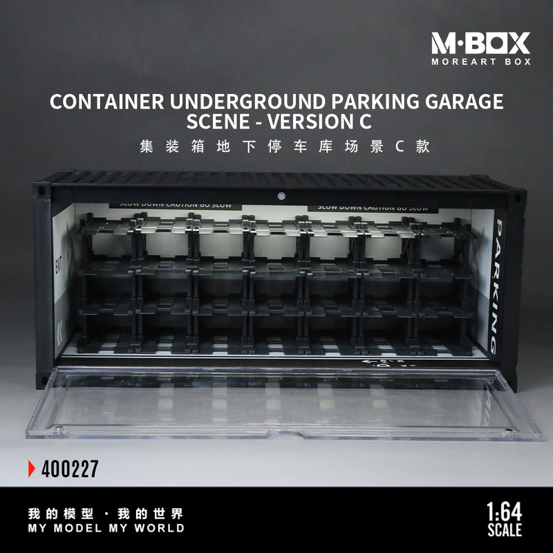 Mbox 1:64 Container Underground Parking Garage Scene Model C, Realistic Car Scene Model Collection Mbox 1:64 Container Underground Parking Garage Scene Model C, Realistic Car Scene Model Collection