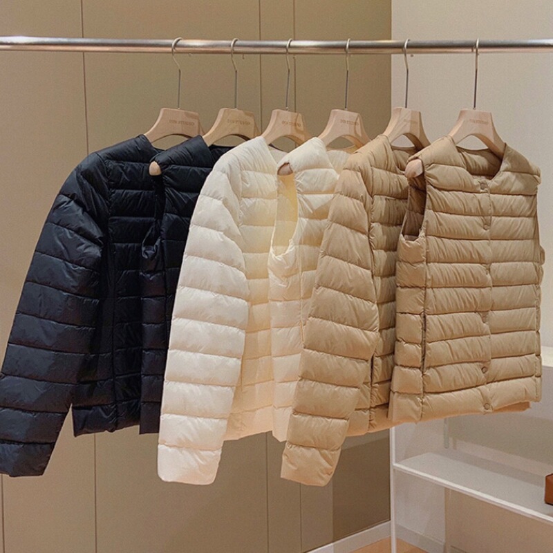 Trendy and Warm down Jacket with White Goose down Thin Inner Vest, New Winter 2025 Model