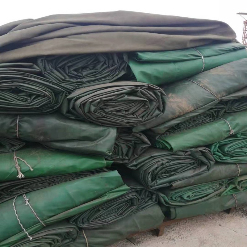 Second-hand tarpaulin old canvas knife scraping cloth railway cloth used fluffy cloth shed oil cloth thickened rain protection sun protection train cloth-Taobao