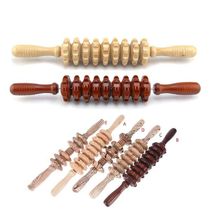 Full Body Massager Roller Wood Massage Stick Gym Sports