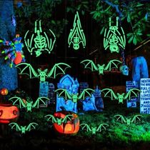 Durable Black Bat Decoration Glow-in-the-dark Halloween