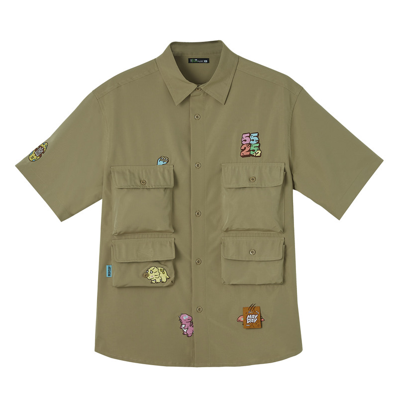 Mayday # 5525〕Back to the Day of the Jurassic Period Dinosaur Caretaker Shirt
