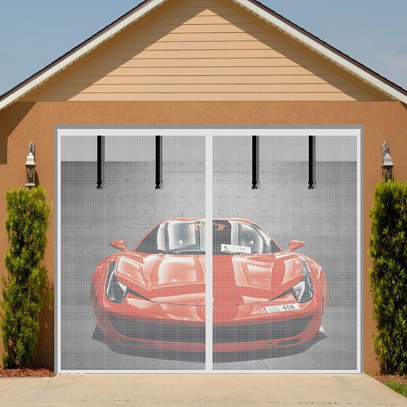 Anti-Mosquito Door Curtain for Villa Entrance, Garage Roller Shutter Screen Door, Side-Opening Diamond Mesh Fiberglass Flame-Retardant Screen for Shop Balcony Commercial Use Anti-Mosquito Door Curtain for Villa Entrance, Garage Roller Shutter Screen Door, Side-Opening Diamond Mesh Fiberglass Flame-Retardant Screen for Shop Balcony Commercial Use