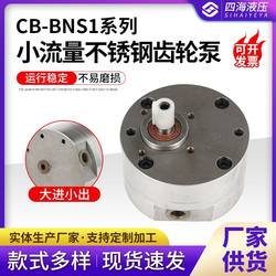 CB-BNS1 시리즈 소유량 스테인레스 스틸 기어 펌프 산 및 알칼리 방지 깨끗한 물 펌프 위생 펌프 스테인레스 스틸 기어 펌프
