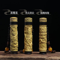 Boxwood ebony fire folding lighter rechargeable lighter windproof personalized creative customization gift for boyfriend