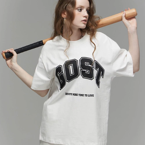 Базовая летняя футболка подходит для мужчин и женщин, короткий рукав, 2024 года