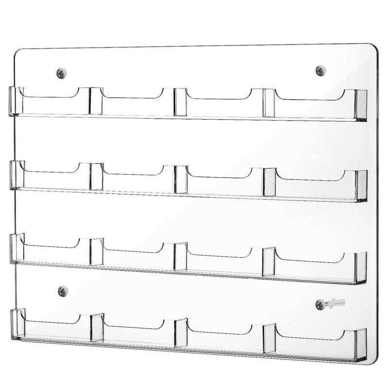 Acrylic Business Card Display Stand Business Card Holder Wall-Mounted Transparent Display Stand Multi-Layer Business Card Storage Rack