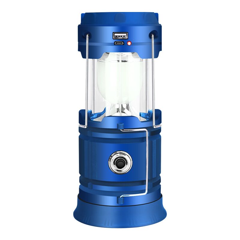 Outdoor Supplies Hand Coal Oil Lamps Cob Camping Light Usb Charged Led Solar Camping Light Props