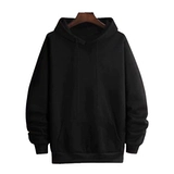 Мужская демисезонная утепленная толстовка с капюшоном, оверсайз, увеличенная толщина