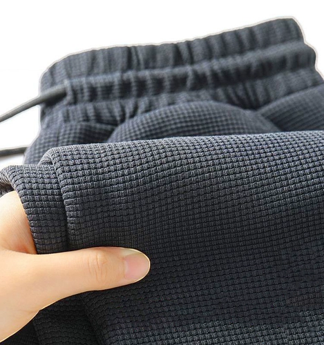 Мужские осенние утепленные штаны, свободный прямой крой