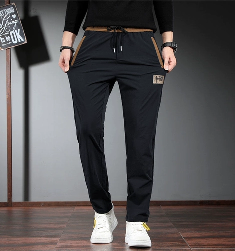 Tide, осенние демисезонные трендовые штаны для отдыха, оверсайз, свободный прямой крой