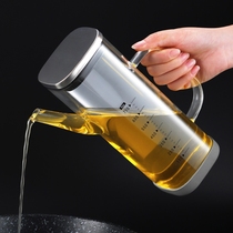 German imported glass oil pot kitchen seasoning bottle soy sauce vinegar container household high temperature resistant anti-leakage oil tank oil bottle
