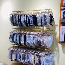 Underwear store wall-mounted bra rack on the wall underwear display rack shorts bra side-mounted shelf cross bar swimsuit underwear