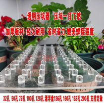 Proud Berber Nursery Trays Full Transparent Pressure Pit Press Hole Instrumental Punch Hole Instrumental Pressure Pit Plate Sowing God 136 Convent