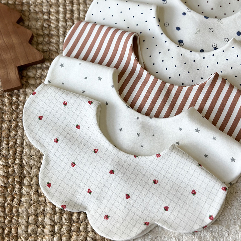 Aibaobang saliva towel bib pure cotton