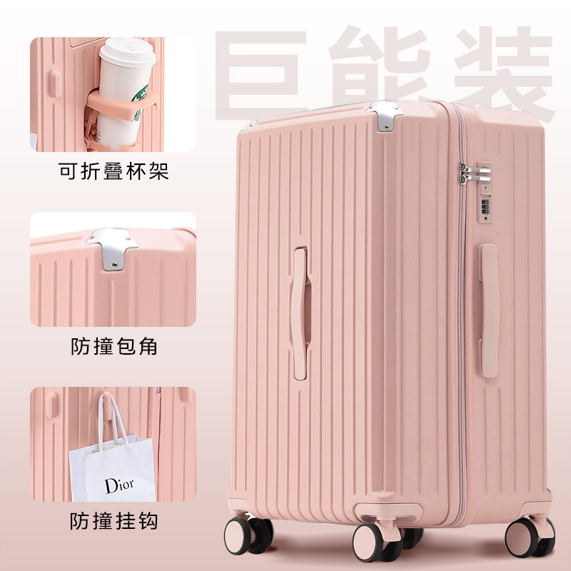 Multifunctional Luggage for the Wilderness, the Same Model as His, Wild Style, Her Rolling Suitcase, Men's Active Password Lock Suitcase