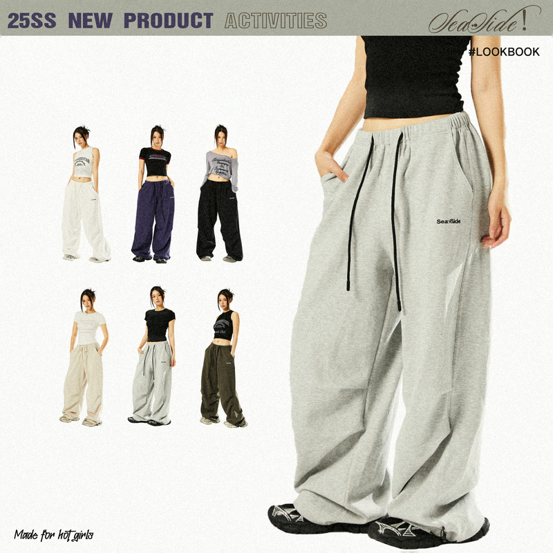 Seasidestar Street Dance Trendy Brand American Hip-Hop Paratrooper Sweatpants Jazz Dance Pants Dance Casual Pants