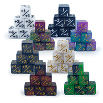 Dice multi-purpose entertainment mt Magic dice 6mm square corner - addition and subtraction number dice Dice