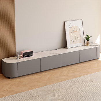 Oriental manor solid wood tv cabinet 2024 new light luxury living room storage cabinet modern simple floor-standing tv cabinet