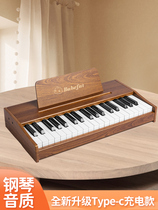 Yamaha Childrens jouet Mini piano 37 Le violon électronique clé peut jouer le bébé de sexe masculin en bois débutant