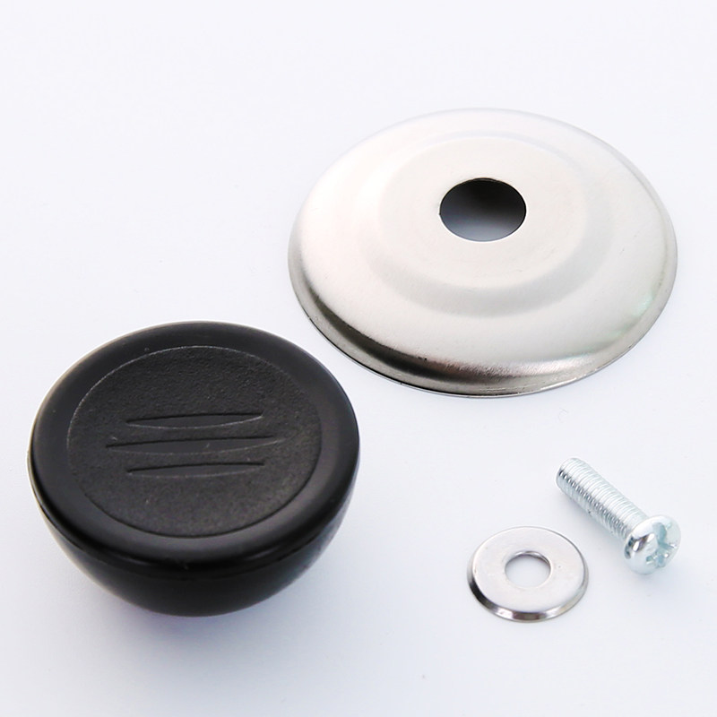 Stainless Steel Rice Cooker Glass Lid Handle Accessories Universal Screw Anti-Scalding Handle Lid Head Cap Steamer