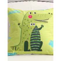 Cushion cover does not contain core cartoon pillow sofa cushion office pillow girls cute car lumbar pillow student